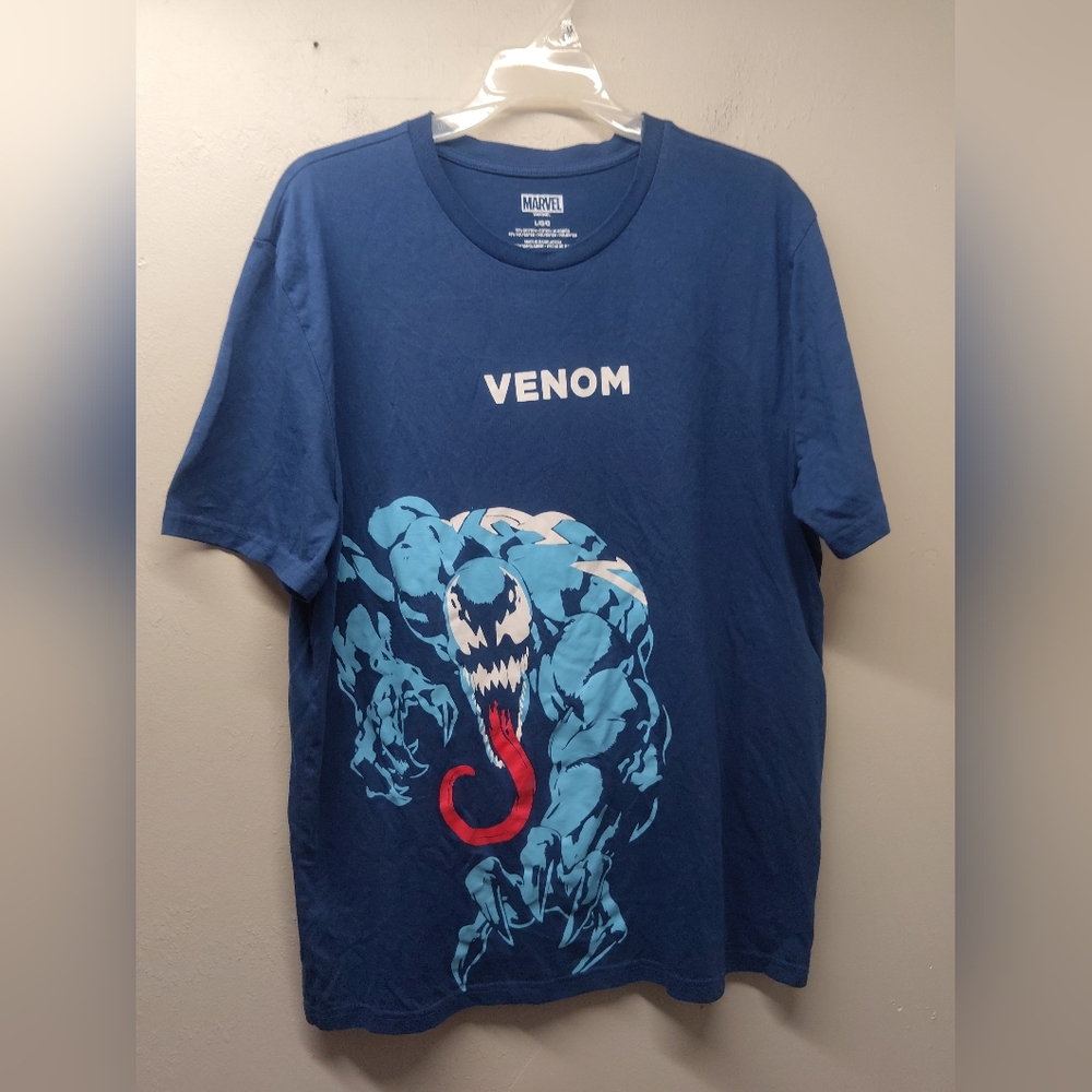 Spider-Man Venom T-Shirt Marvel Comics Movie Art Logo Superhero Size Large
